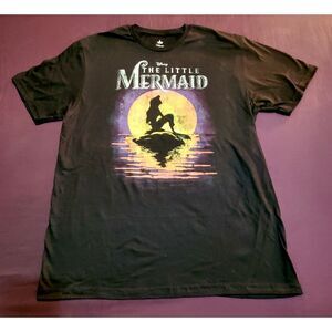 NWOT Disney The Little Mermaid Tshirt Black Large